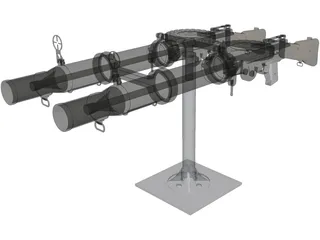 Lewis Mark I (.303 in) 3D Model preview