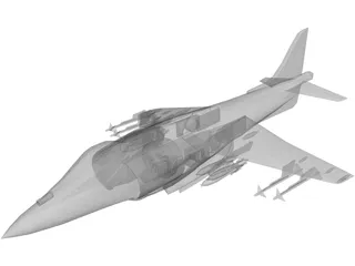 AV-8B 3D Model preview