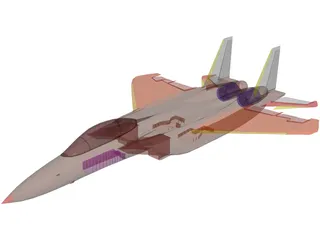 F-15E 3D Model preview