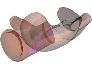 Boxing Gloves 3D Model preview