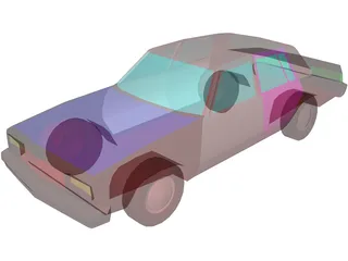 Chevrolet Malibu (1983) 3D Model preview
