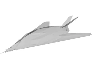 F-117 3D Model preview