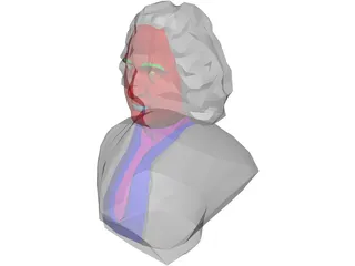 Bach 3D Model preview