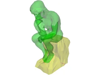 Thinker 3D Model preview