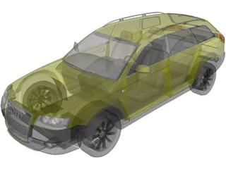 Audi Allroad (2007) 3D Model preview