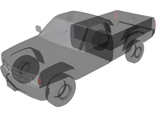 Chevrolet S10 Pickup (1991) 3D Model preview