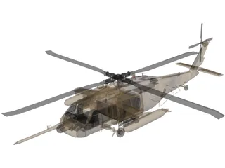 Sikorsky MH-60 3D Model preview