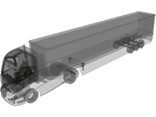 Renault Radiance Concept Truck 3D Model preview