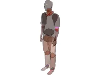 Man 3D Model preview