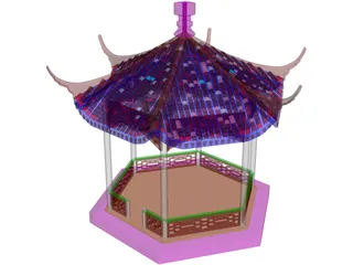 Pavilion 3D Model preview