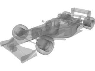 Formula 1 Car (1998) 3D Model preview
