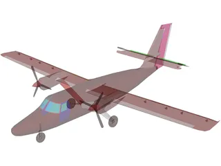 de Havilland Canada DHC-6 Twin Otter 3D Model preview