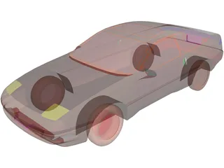 Ford Probe (1989) 3D Model preview