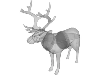 Reindeer 3D Model preview
