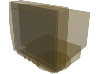 Monitor 3D Model preview
