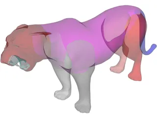 Panther 3D Model preview