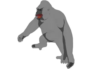 Gorilla 3D Model preview