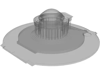 Jefferson Memorial 3D Model preview