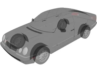 Mercedes-Benz E-class (1996) 3D Model preview