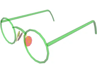 Eye Glasses 3D Model preview