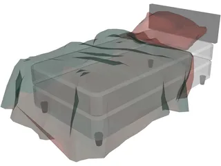 Bed 3D Model preview