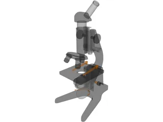 Microscope 3D Model preview