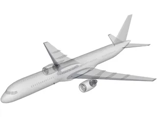 Boeing 757 3D Model preview