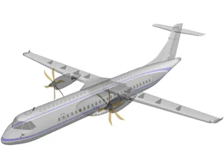 ATR 72 3D Model preview