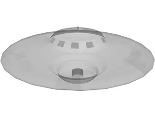 Flying Saucer 3D Model preview