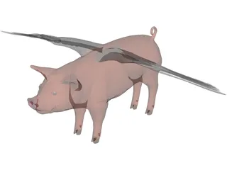 Pigasus 3D Model preview