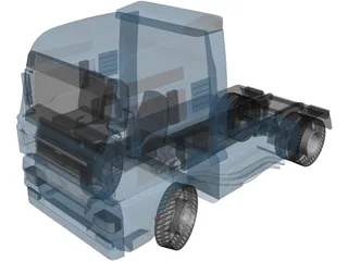 MAN TGA 3D Model preview