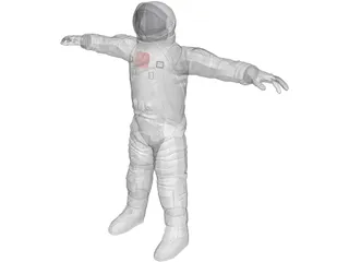 Astronaut 3D Model preview