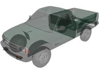Chevrolet S10 Pickup (1994) 3D Model preview