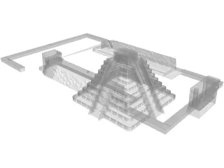 Chichen Itza 3D Model preview