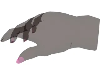 Hand Female 3D Model preview
