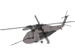 Sikorsky UH-60 Black Hawk 3D Model preview