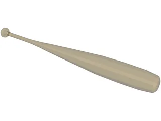 Baseball Bat 3D Model preview