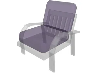 Chair Lounge 3D Model preview