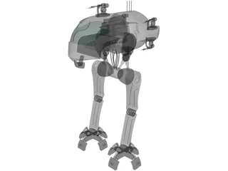 Robot Walker 3D Model preview