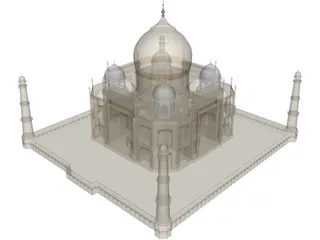 Taj Mahal 3D Model preview