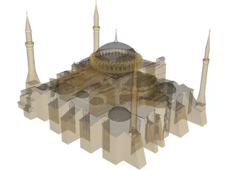 Hagia Sofia 3D Model preview