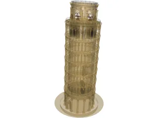 Tower Of Pisa 3D Model preview