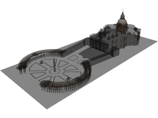 St. Peter's Basilica 3D Model preview