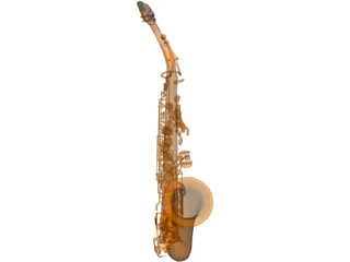 Saxophone 3D Model preview