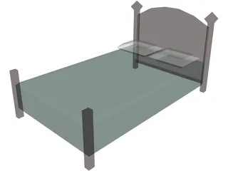 Bed 3D Model preview