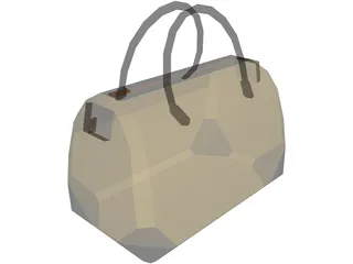 Duffel Sports Bag 3D Model preview