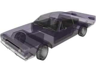Plymouth Road Runner (1970) 3D Model preview