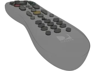 DirecTV Remote Control 3D Model preview