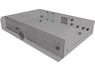 DirecTV Cable Box 3D Model preview