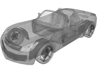 Opel GT (2007) 3D Model preview